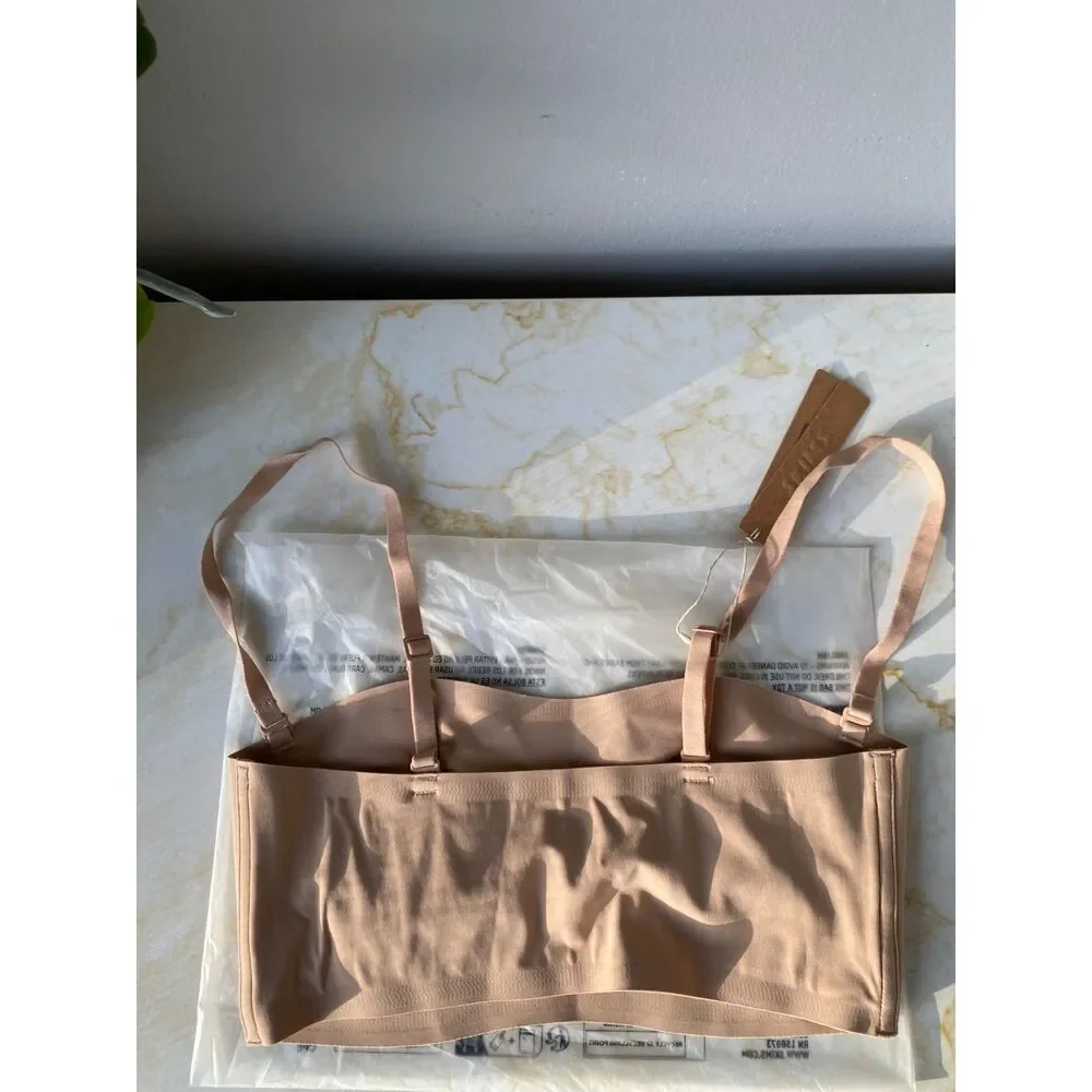 NWT SKIMS Naked Bandeau in Clay - Picture 4 of 8